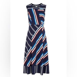Whistles stripe nautical dress US 8